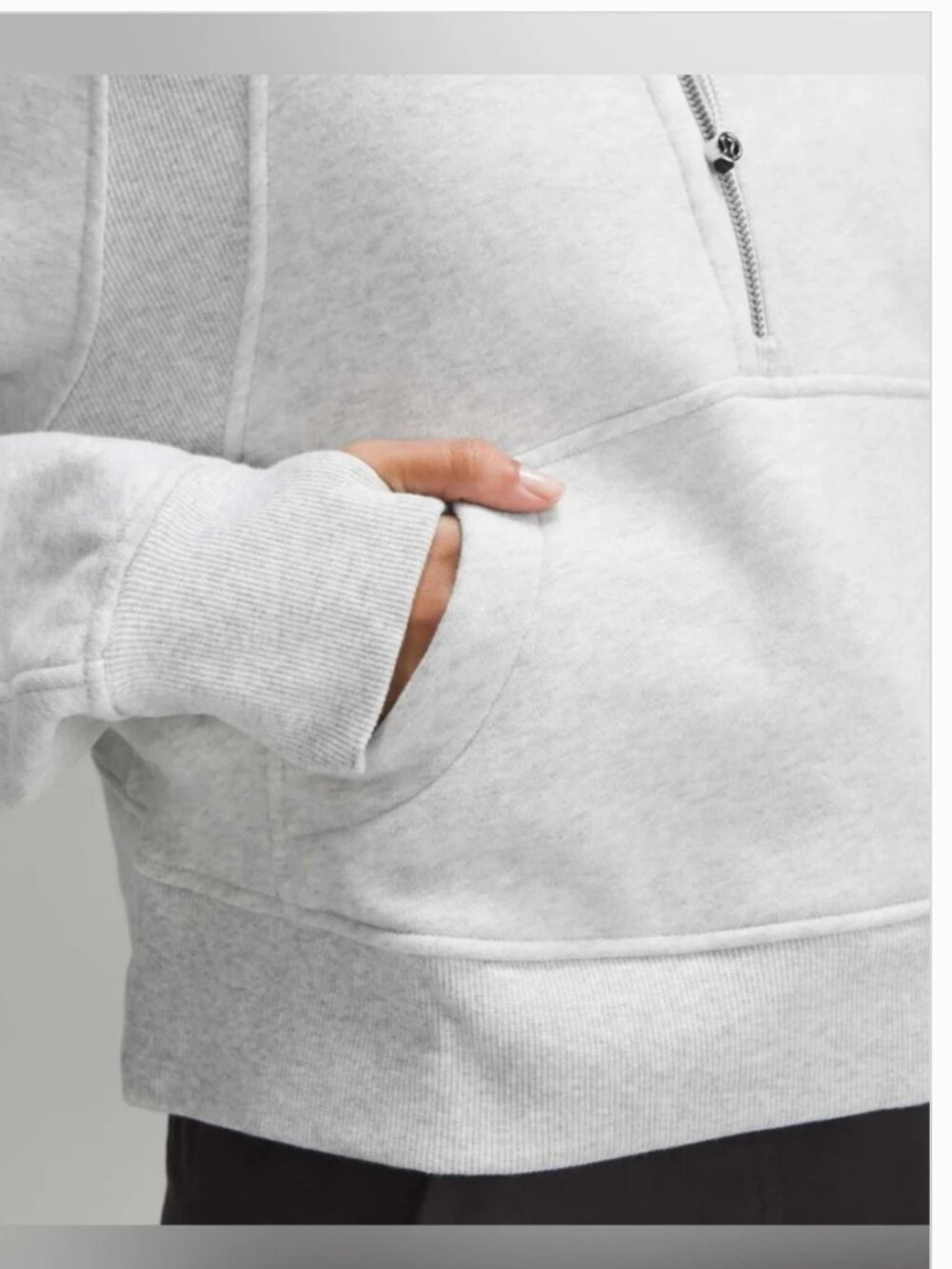 Lululemon scuba oversized funnel-neck half zip